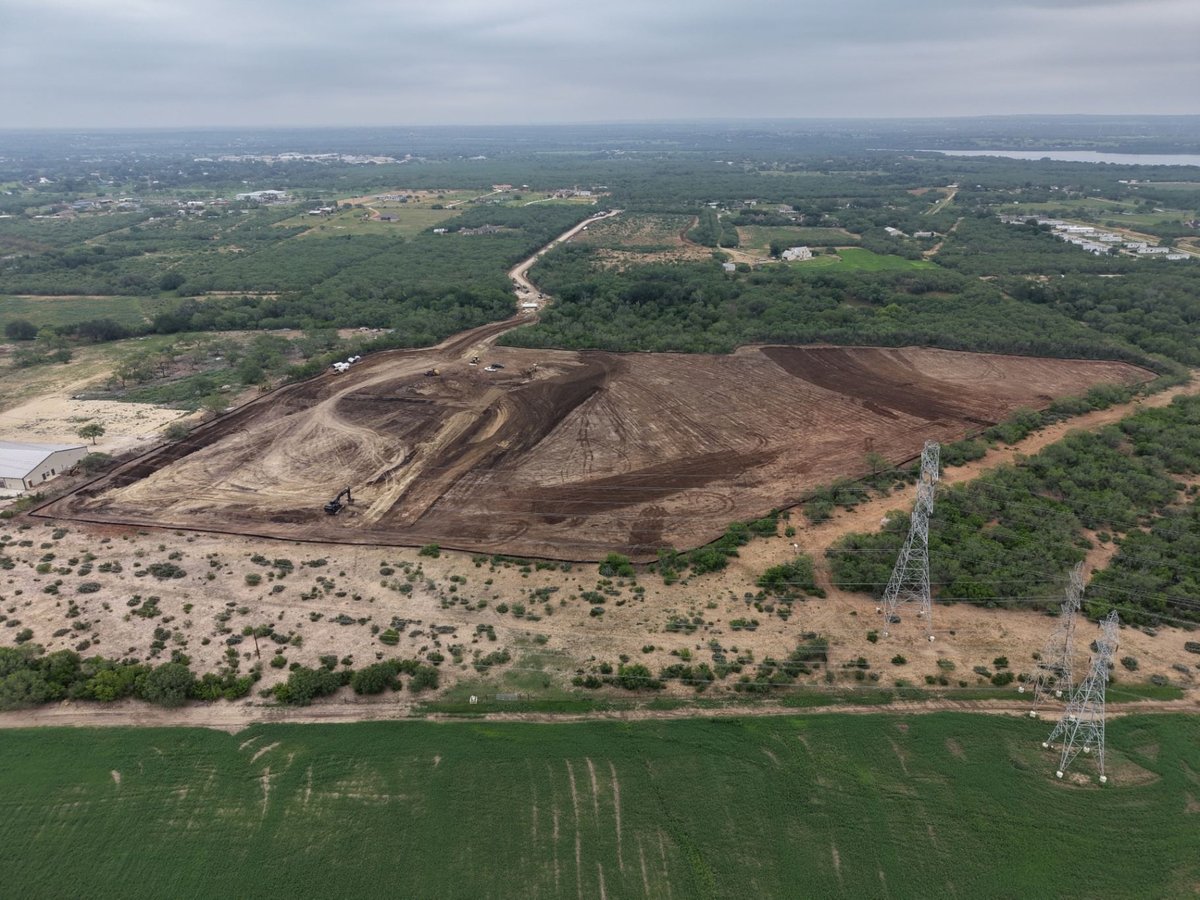 San Antonio BESS Facility Earthworks · Grading · Drainage · Helical Pile Foundations in San Antonio, Texas — photo 5