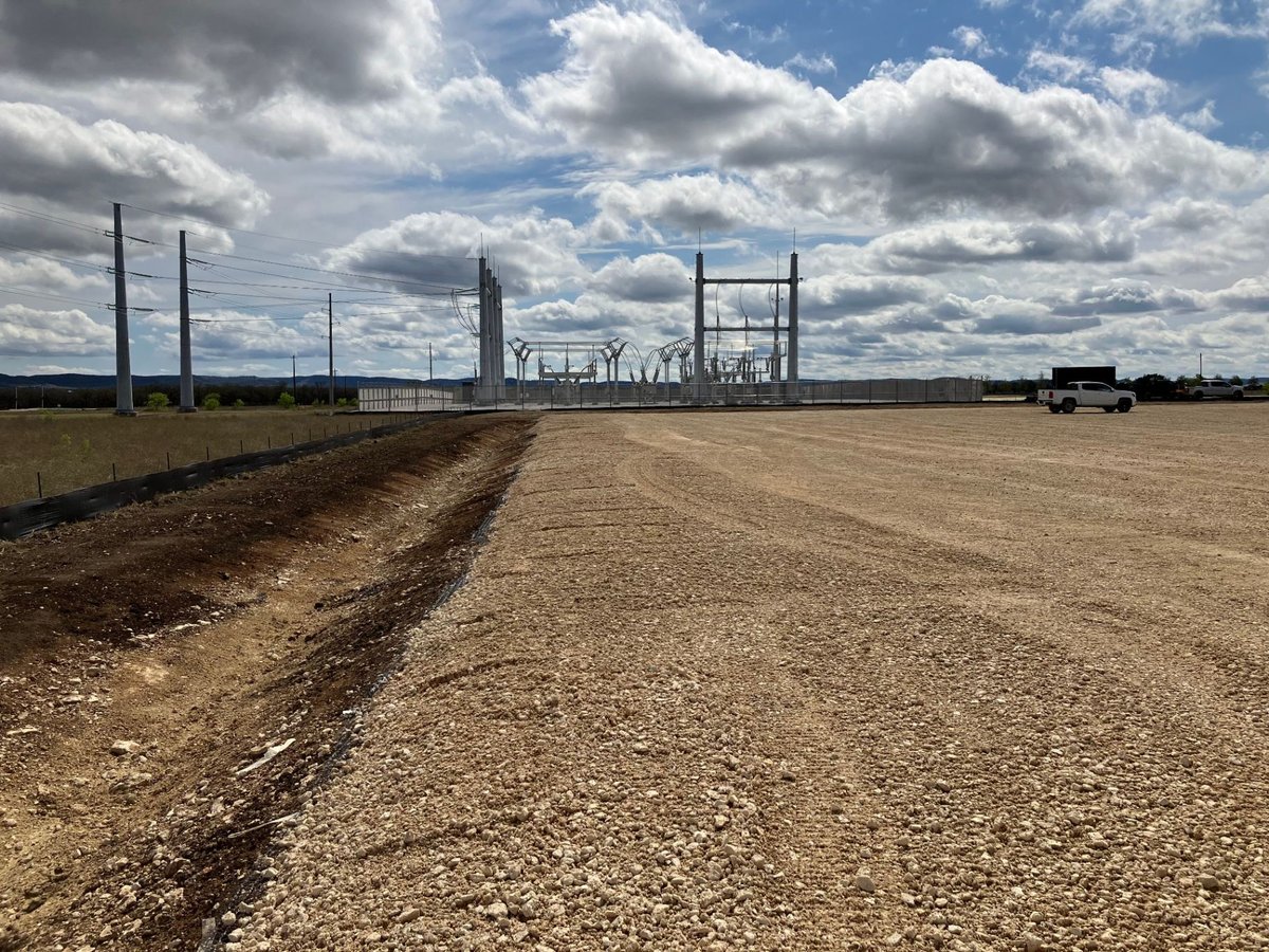 Bandera Substation Helical Piles · Transformer Containment · Civil Infrastructure in Bandera, TX — detail 3