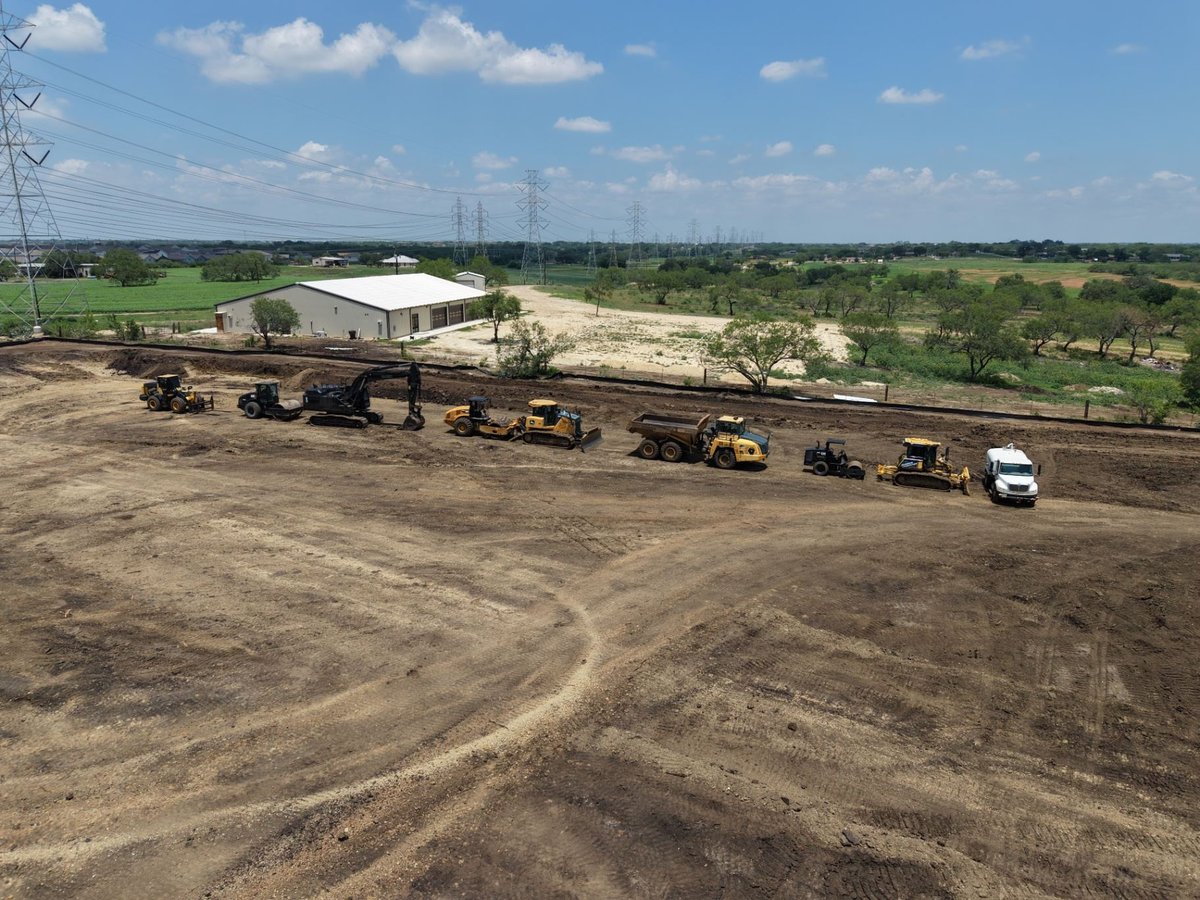 San Antonio BESS Facility Earthworks · Grading · Drainage · Helical Pile Foundations in San Antonio, Texas — photo 4