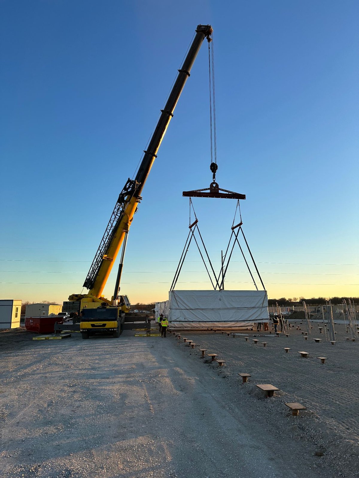 Decatur BESS Facility Duct Bank · Conduit · Grounding · Battery Hoisting & Install in Decatur, TX — detail 1