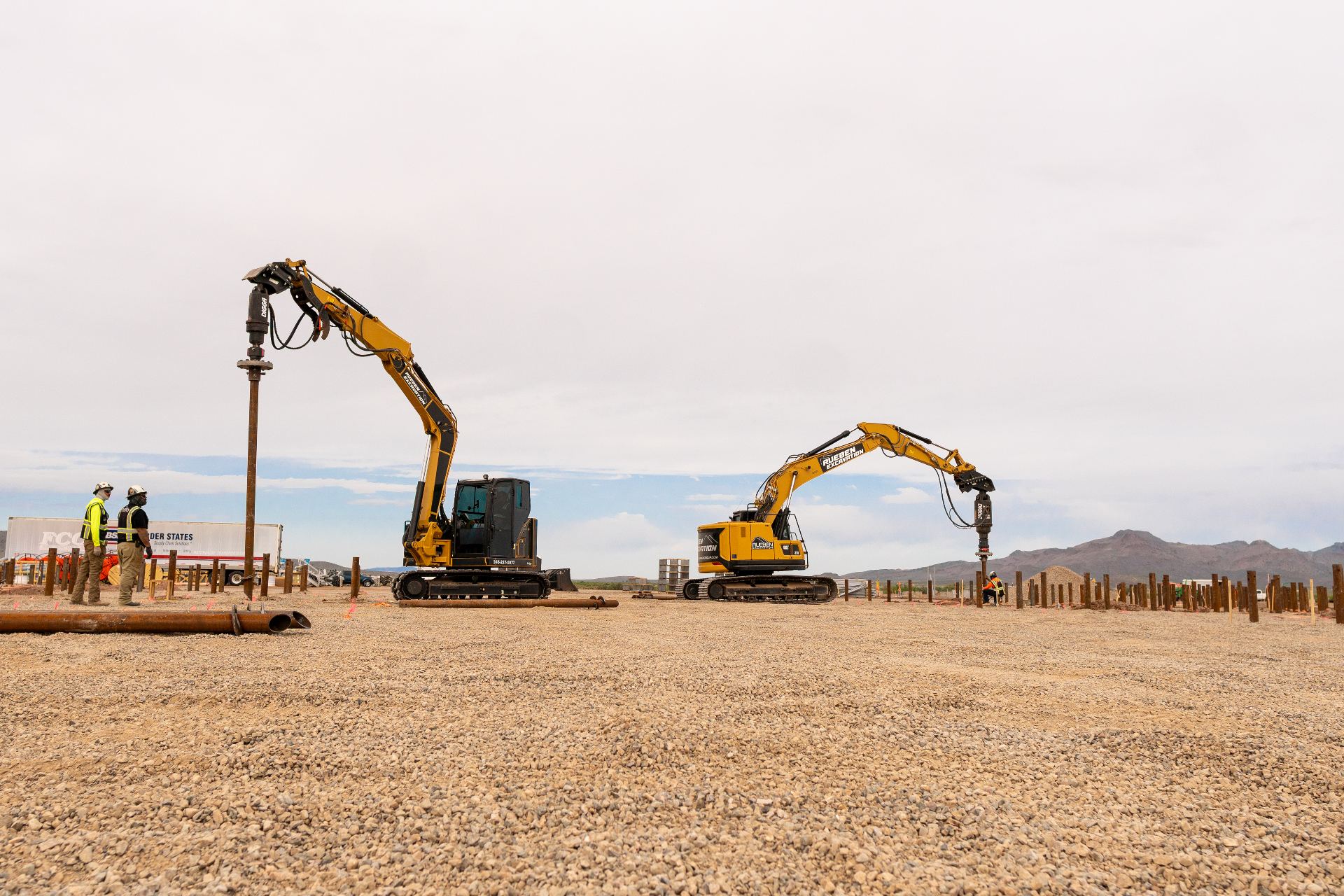 Willcox BESS Facility — Helical Pile Foundations · Duct Banks in Willcox, Arizona