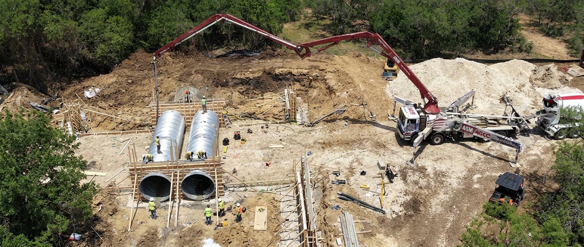 San Antonio BESS Facility — Earthworks · Grading · Drainage · Helical Pile Foundations in San Antonio, Texas