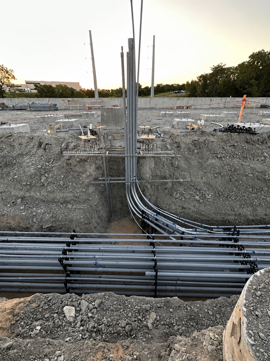Texas Instruments Substation Duct Bank Install in Sherman, TX — detail 2