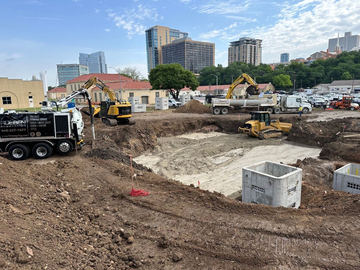 Holly Water Treatment Plant — concrete-encased duct bank installation in Fort Worth, TX by Rueben Group
