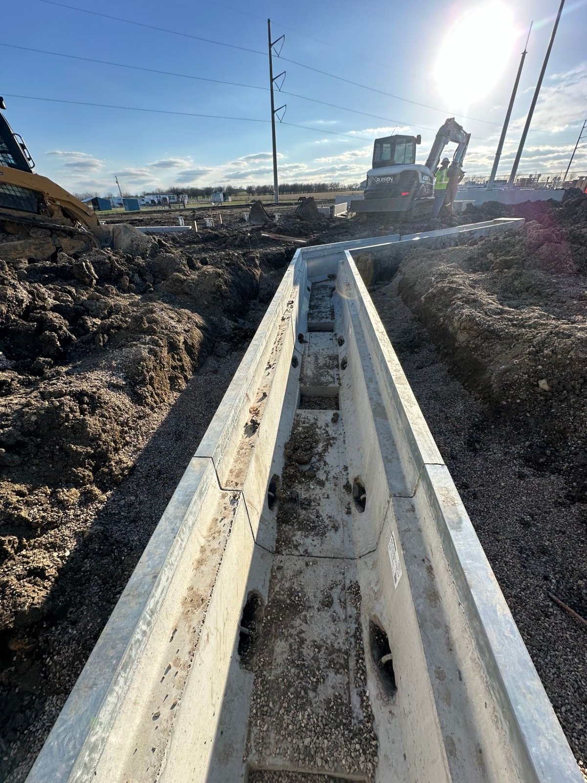 Decatur BESS Facility Duct Bank · Conduit · Grounding · Battery Hoisting & Install in Decatur, TX — detail 4