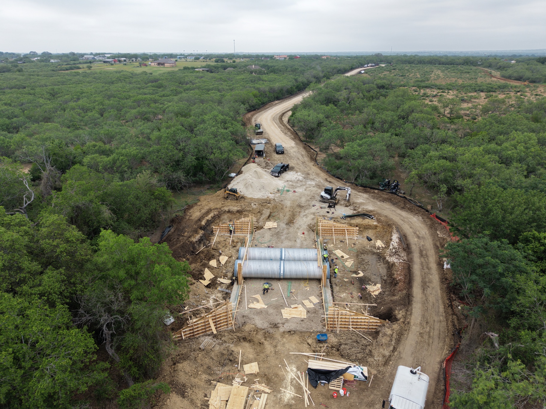 Alamo City BESS Facility Earthworks · Grading · Drainage · Helical Pile Foundations in San Antonio, Texas — photo 1